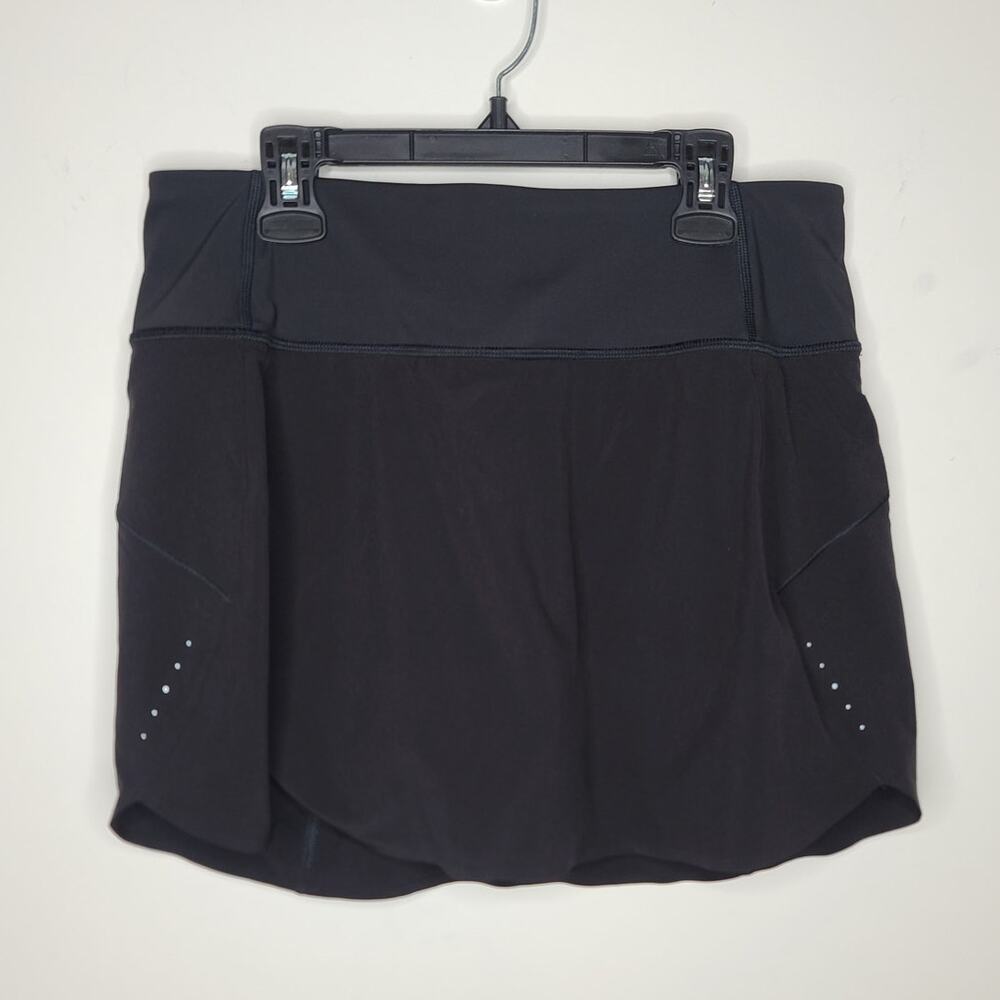 Athleta black Run With It 14" skort skirt - small